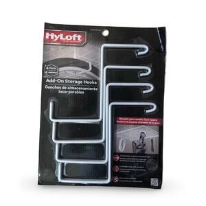 NWT HyLoft Add-On Storage Hooks 4 Pack  Garage Ceiling Rack